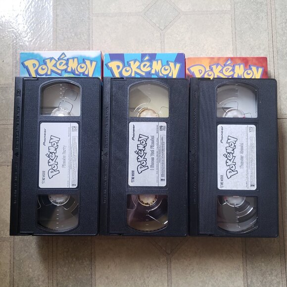 Lot of 3 Pokemon VHS - Thunder Shock, I Choose You Pikachu, Pikachu Party - Picture 3 of 3